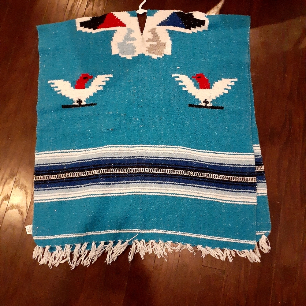 Authentic Vel-Mex Honcho Poncho One Size